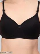 Hosiery Printed Bra for Woman, Multicolour, Pack of 3 