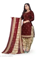 Cotton Printed Salwar Suit for Women 