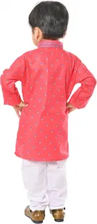 Cotton Printed Kurta & Pajama Set for Boys 