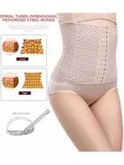 एयर ब्रेथ टम्मी गृप बेल्ट वैस्ट ट्रेनर ट्रिम्मर एंड स्लिमिंग कोर्सेट 3 हुक्स गिर्डल विद वायर सपोर्ट 