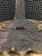 Georgette Printed Saree for Women 