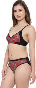 Cotton Blend Lingerie Set for Women 