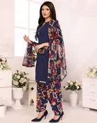 Punjabi Floral Suit for Women 