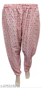 Cotton Blend Printed Kurti with Pant for Women 