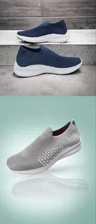 Sports Shoes for Men (Multicolor, 6) (Set of 2)