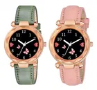 Designer Leather Analog Watch for Women & Girls 