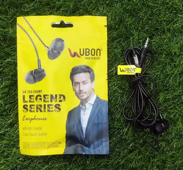 Ubon Ub-755 Champ Legend Series Earphones (Black)