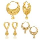 Alloy Gold Plated Earrings for Women 