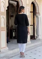 Rayon Embroidered Kurti for women 