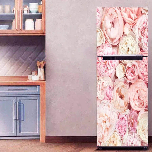 Vinyl Wallpaper Sticker for Fridge Door (Multicolor, 60x160 cm)
