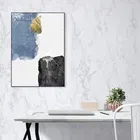 Decor PVC Vinyl Wallpaper for Home White Marble 45x250cm