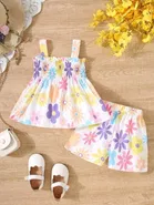Rayon Printed Clothings Set for Girls 