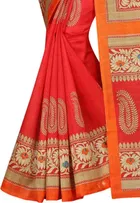 Mysore Silk Printed Saree for Women 