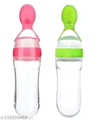 Silicone Spoon Feeding Bottle for Infants 