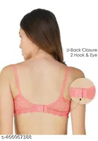 Cotton Blend Bra for Women, Multicolour, Pack of 3 