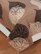 Glace Cotton Printed Double Bedsheet with Two Pillow Covers 