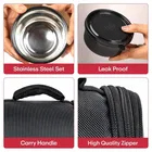 Mumma's Life Stainless Steel Lunch Box, Black