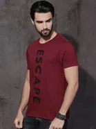 Round Neck Printed T-Shirt for Men 