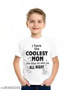 Round Neck Printed T-Shirt for Boys 