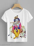 Round Neck Printed T-Shirt for Boys 