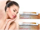 Melamet Cream for Shiny Skin (Pack of 2, 15 g)