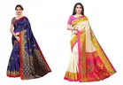 Art Silk Printed Saree for Women 