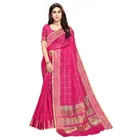 सिद्धिदाता टेक्सटाइल विमेंस कोटा डोरिया कॉटन साड़ी विद अन-स्टीट्च्ड ब्लाउज पीस 