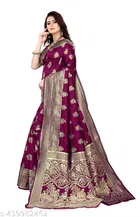 Banarasi Silk Zari Woven Saree for Women 