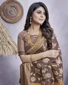Art Silk Printed Saree for Women 