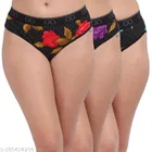 Cotton Briefs for Women (Multicolor, S) (Pack of 3)