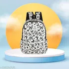 Polyester Backpack Bag, White