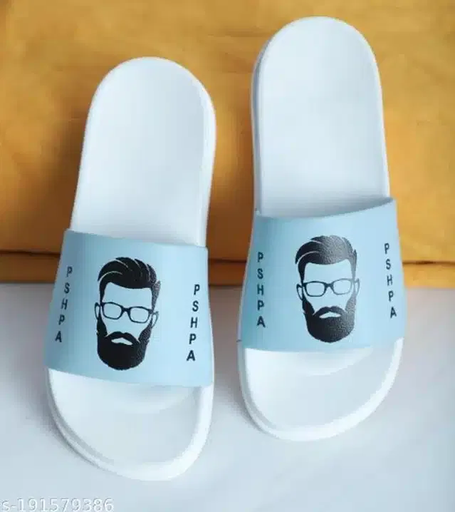Sliders for Men (Sky Blue, 9)