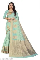 Chanderi Cotton Zari Woven Saree for Women 