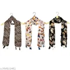 Stylish Ladies Scarves for Women, Pack of 3
