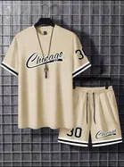 Tracksuit for men (Beige, L)