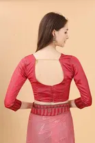 Trendy Simar Silk Saree with Blouse Piece For Women 