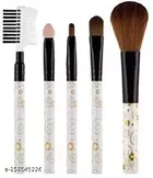 6155 Makeup kit + 5 Pieces Makeup Brush + 2 Pieces Blender Puff Combo
