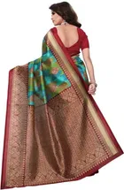 Mysore Silk Printed Saree for Women 