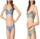 Cotton Solid Non Padded Lingerie Set for Women (Multicolor, 30) (Pack of 2)