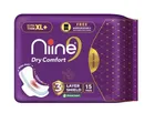 Niine Dry Comfort Ultra Thin Sanitary Pads (XL+) - 15 Pcs