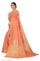 Cotton Zari Woven Saree for Women 