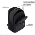 Polyester Backpack for Men & Women, Black