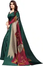 Mysore Silk Printed Saree for Women 
