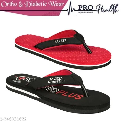 Flipflop for Women, Red, Pack of 2 (7)