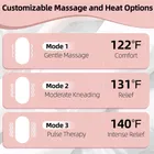 Vibration Heating Pad for Period Cramps Portable Back Belly with 3 Heat Levels 3 Massage Modes for Women Girl 