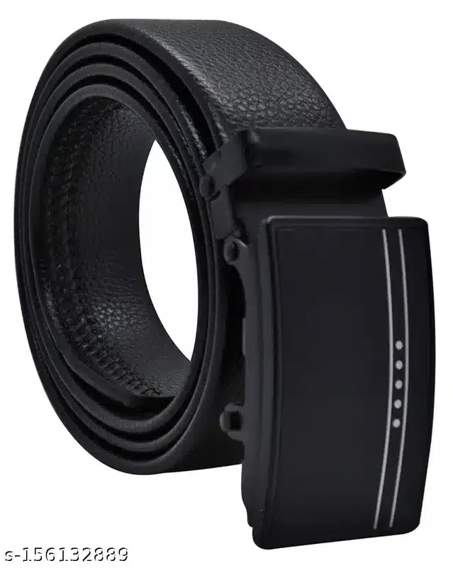 Belts for Men (Black, 34)