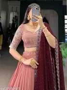 Embroidered Lehenga Choli for Women 