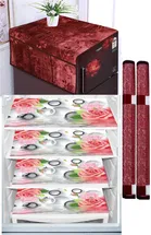 Knit 7 Pcs Fridge Cover Set 