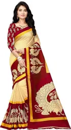 Art Silk Printed Saree for Women 