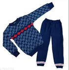 Woolen Full Sleeves Sweater with Pyjama Set for Boys 